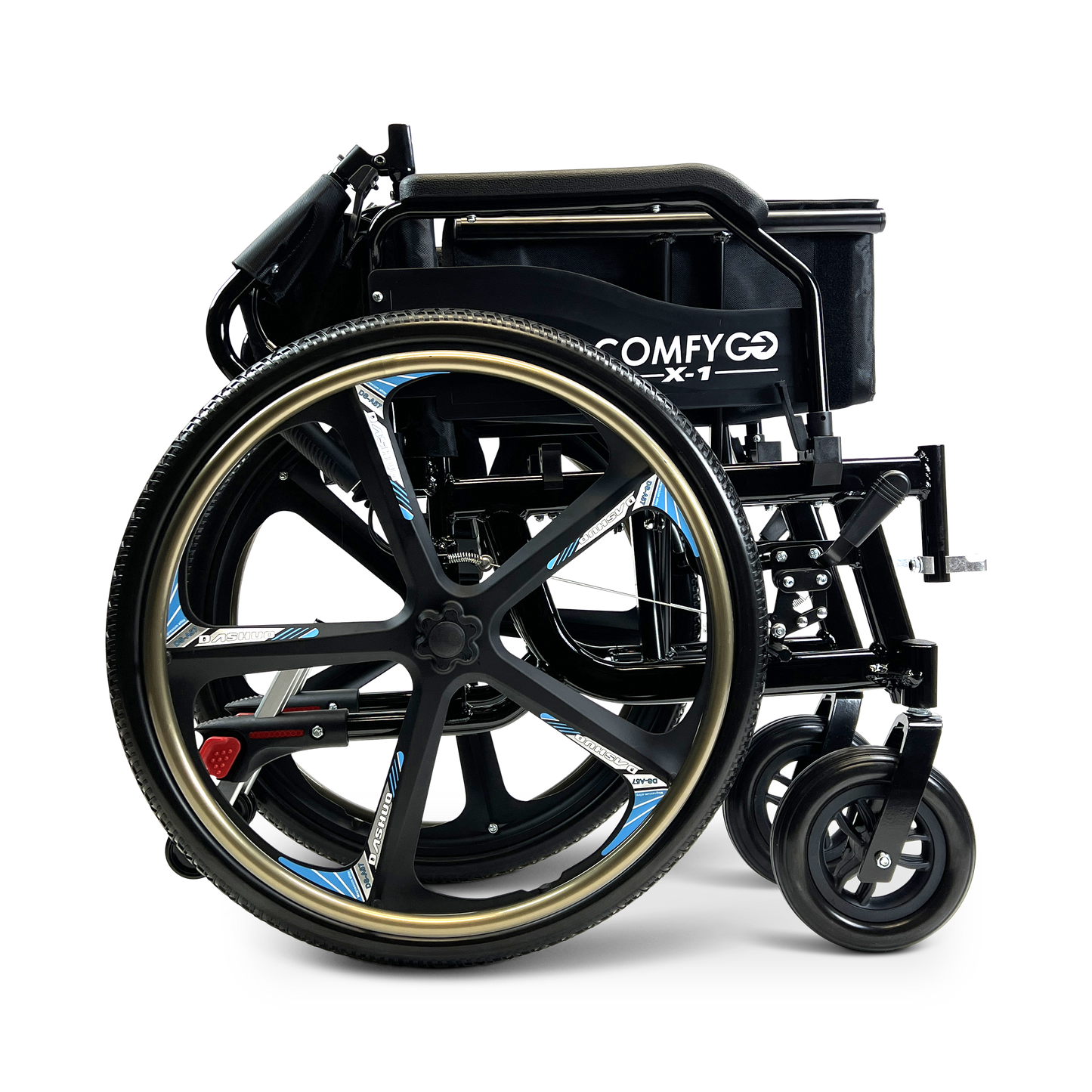 X-1 Lightweight Manual Wheelchair with Quick-Detach Wheels