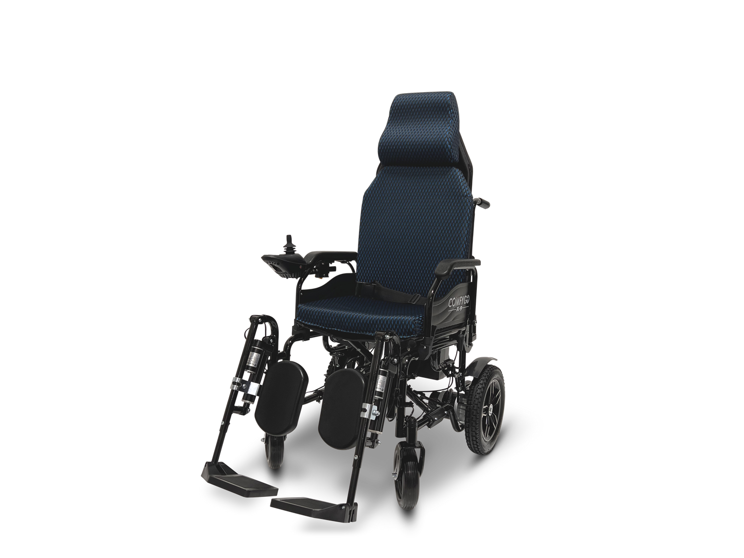 X-9 Remote Controlled Electric Wheelchair, Automatic Reclining Backrest & Lifting Leg Rests
