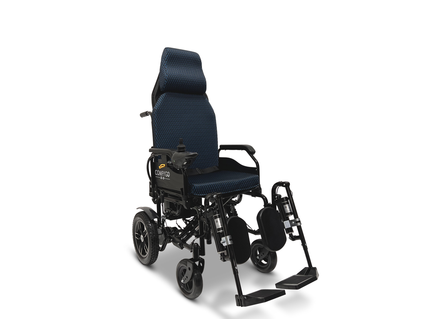 X-9 Remote Controlled Electric Wheelchair, Automatic Reclining Backrest & Lifting Leg Rests