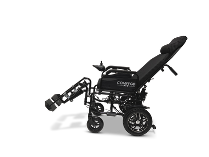 X-9 Remote Controlled Electric Wheelchair, Automatic Reclining Backrest & Lifting Leg Rests