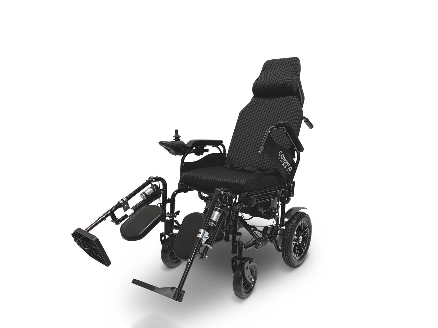 X-9 Remote Controlled Electric Wheelchair, Automatic Reclining Backrest & Lifting Leg Rests