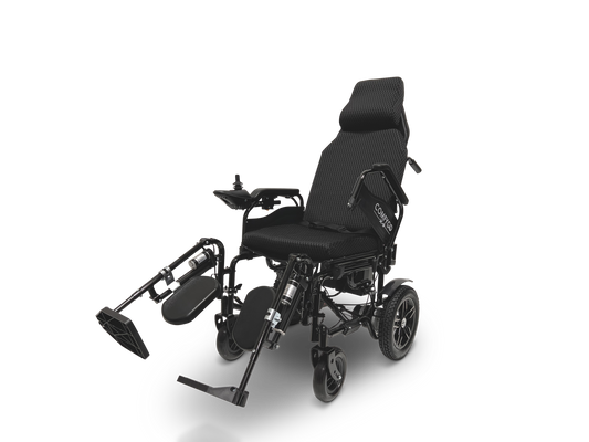 X-9 Remote Controlled Electric Wheelchair, Automatic Reclining Backrest & Lifting Leg Rests