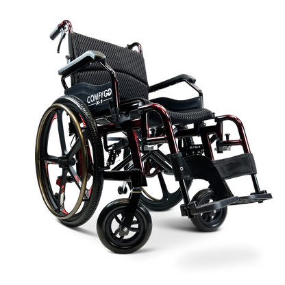 X-1 Lightweight Manual Wheelchair with Quick-Detach Wheels