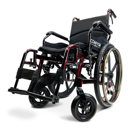 X-1 Lightweight Manual Wheelchair with Quick-Detach Wheels