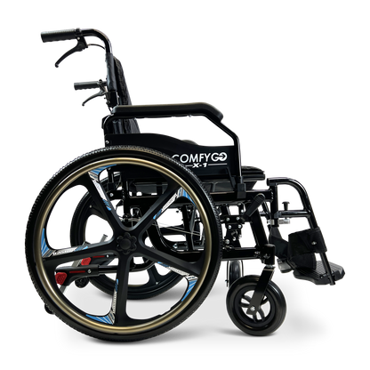 X-1 Lightweight Manual Wheelchair with Quick-Detach Wheels