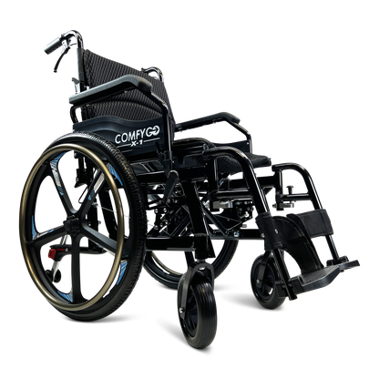 X-1 Lightweight Manual Wheelchair with Quick-Detach Wheels