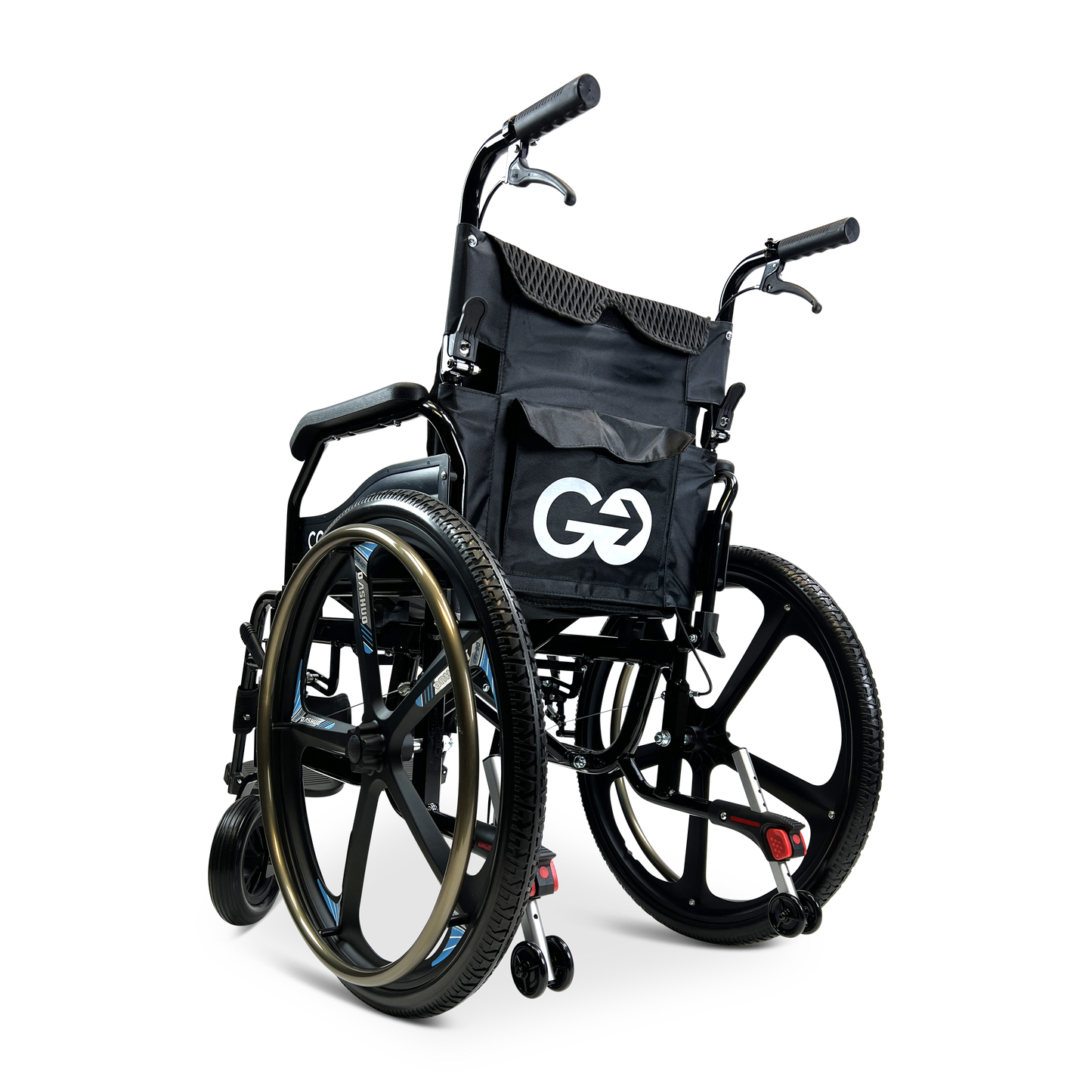 X-1 Lightweight Manual Wheelchair with Quick-Detach Wheels