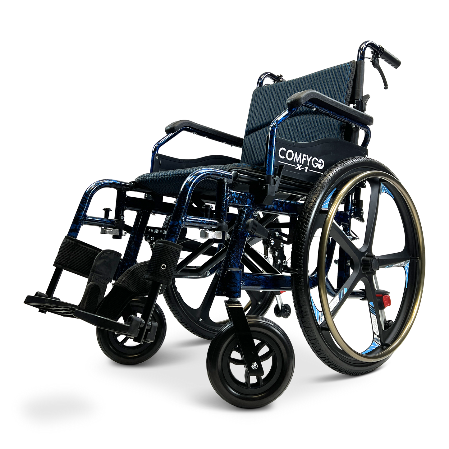 X-1 Lightweight Manual Wheelchair with Quick-Detach Wheels