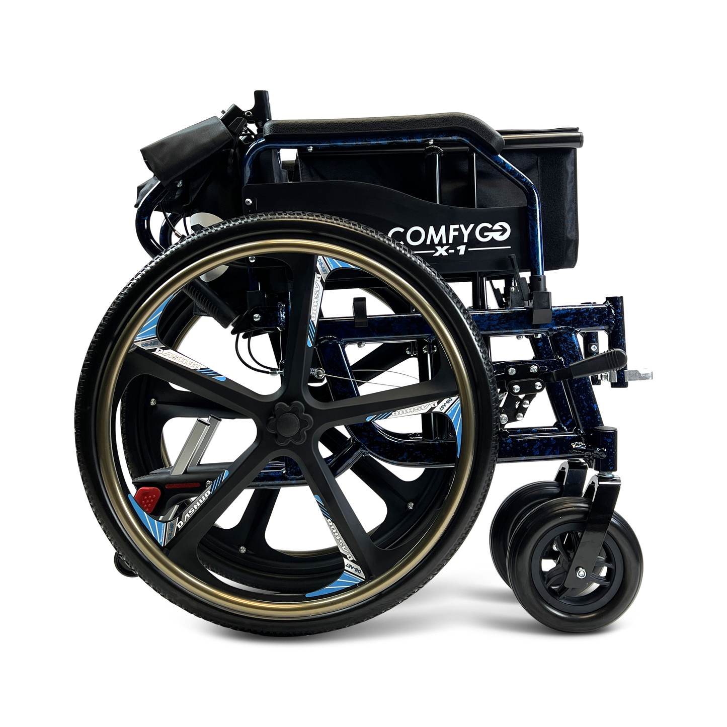 X-1 Lightweight Manual Wheelchair with Quick-Detach Wheels