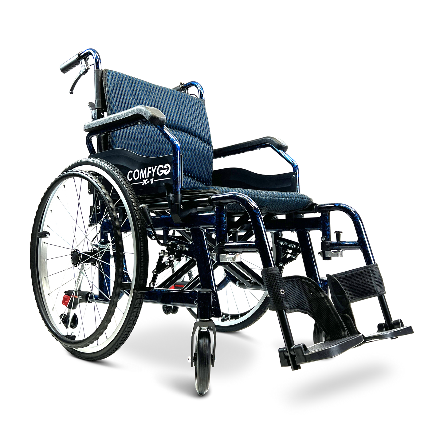 X-1 Lightweight Manual Wheelchair with Quick-Detach Wheels