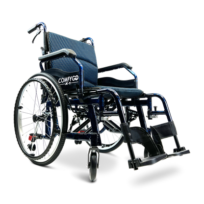 X-1 Lightweight Manual Wheelchair with Quick-Detach Wheels