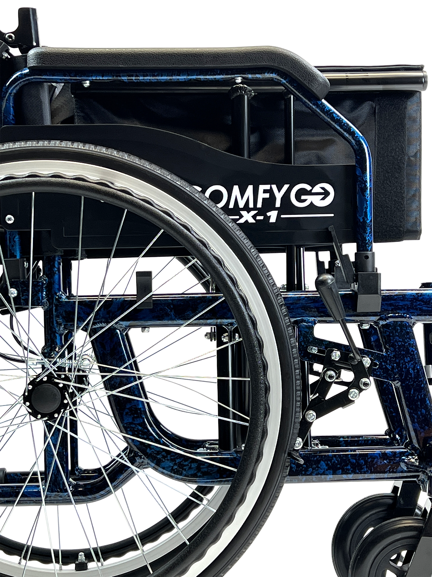 X-1 Lightweight Manual Wheelchair with Quick-Detach Wheels