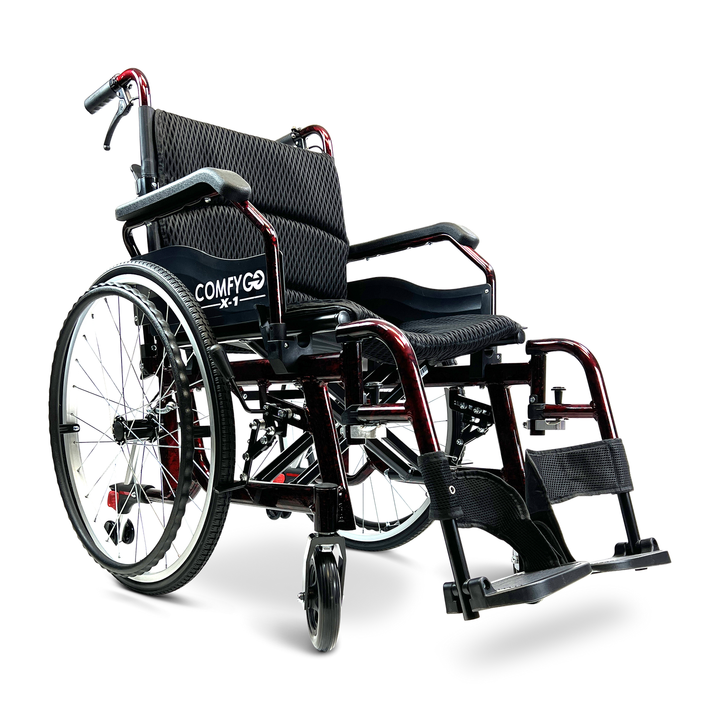 X-1 Lightweight Manual Wheelchair with Quick-Detach Wheels