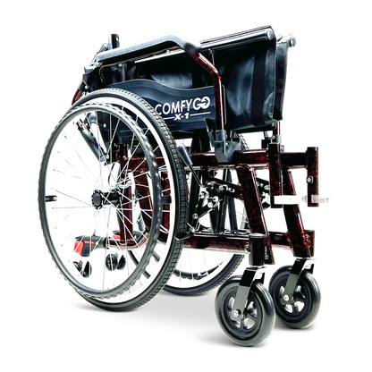 X-1 Lightweight Manual Wheelchair with Quick-Detach Wheels