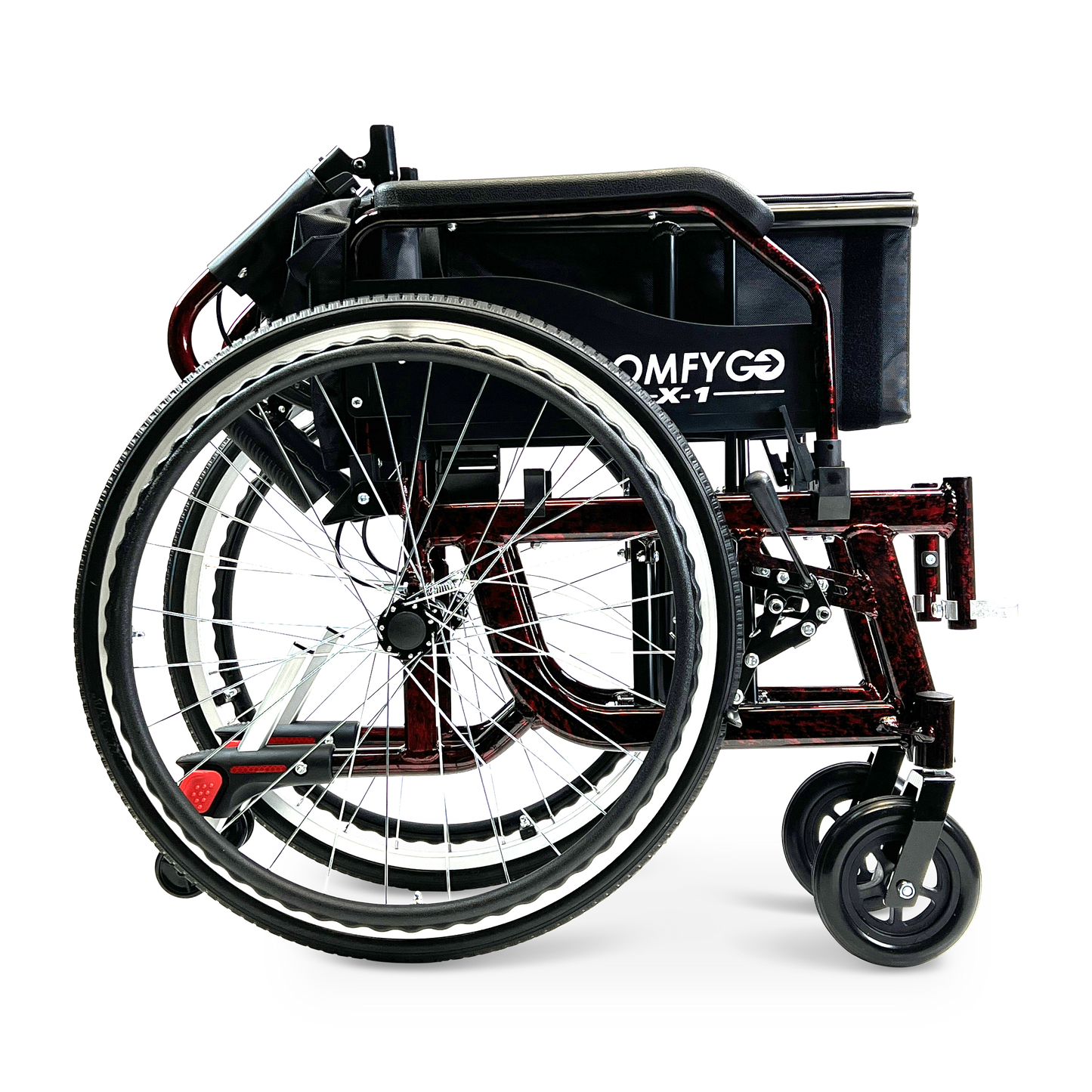 X-1 Lightweight Manual Wheelchair with Quick-Detach Wheels