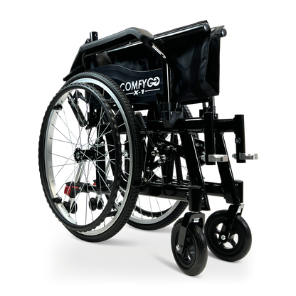 X-1 Lightweight Manual Wheelchair with Quick-Detach Wheels